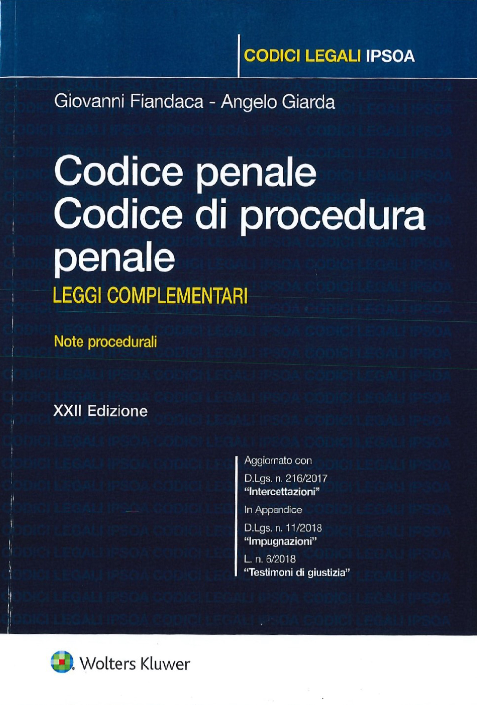 Codice penale, Codice di procedura penale