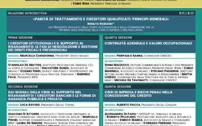 Fisco, banche, previdenza: vincoli, responsabilità, opportunità per una efficace gestione della crisi d’impresa